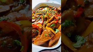 EASIEST SAUSAGE STEW RECIPE sausage brunch cooking food roadto1k recipe shortsbeta ytshorts [upl. by Alah]