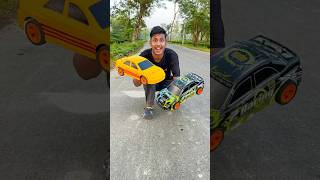 Yellow TS Super car vs SD Remote Control car [upl. by Gyasi]