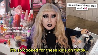 ‘Restocking My Kid’s Vanity’ on TikTok is Pure INSANITY [upl. by Udenihc305]