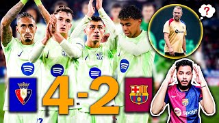 Whats REALLY Going on in Barcelona  Barca defeated by 42 against osasuna [upl. by Nimsaj303]