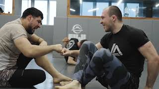 Eoghan OFlanagan And Faris Benlamkadem Work Their Game At Roger Gracie Academy In London [upl. by Mehetabel]