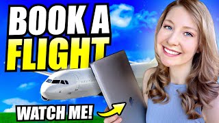 HOW TO BOOK A FLIGHT TICKET ONLINE stepbystep guide for beginners [upl. by Noirad525]