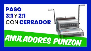 📒 Encuadernadora manual de wireo PMA S310S210 con ANULADOR DE PUNZONES Y cerrador [upl. by Adella]