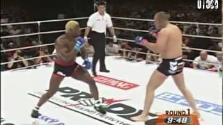 Fedor Emelianenko vs Kevin Randleman Фёдор Емельяненко Кевин Рэндлмен Прогиб [upl. by Tilney]