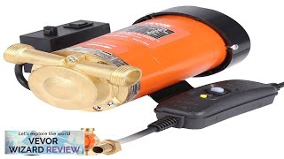 VEVOR 120W Water Pressure Booster Pump 110V AC396 GPH 2175 PSI Household Review [upl. by Etram]