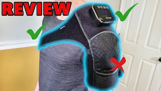 Comfier Cordless Shoulder And Knee Massager Review [upl. by Suiradel]