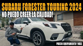 SUBARU FORESTER TOURING 2024 🔴 CON MEJOR ENSAMBLE QUE TOYOTA RAV4 2024 [upl. by Sweyn959]