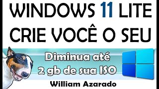 Windows 11 lite aprenda como criar a sua [upl. by Amilas]