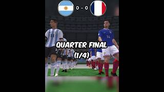 Argentina vs France  Fifa World Cup fcmobile shorts [upl. by Giacobo603]