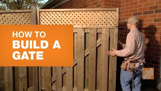 How To Build A Gate With Bonus Lattice Feature [upl. by Powe]