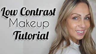 Low Contrast Makeup Tutorial over40 makeuptutorial trending tiktok [upl. by Thay]