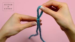 HOW TO CREATE A SLIP KNOT  CROCHET TUTORIAL [upl. by Agle]