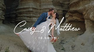 Casey amp Matt  Wedding Highlight Film 4K [upl. by Auqeenwahs]