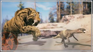 THE LIFE OF A SOLO SMILODON  PATH OF TITANS GAMEPLAY [upl. by Sinoda834]