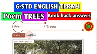 trees poem 6th standard english book back answers [upl. by Lotson]