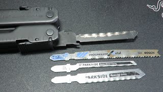 Leatherman SuperTool 300 EOD metal saw MT VOD [upl. by Ahsitak]