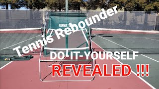 DIY TENNIS REBOUNDER REVEALED Part 2 [upl. by Sandler483]