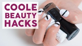 Coole BeautyHacks Schneller Schöne Nägel [upl. by Aynotel947]