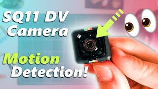 SQ11 Mini DV Camera Motion Detection Tutorial [upl. by Aicilram904]