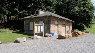 Reedsville to Masontown Bike Ride Restored Building Restroom [upl. by Schilit]