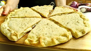 FOCACCIA ISTANTANEA ALLE CIPOLLE 🧅 velocissima facile economica 🧅 ONIONS FOCACCIA [upl. by Hastie]