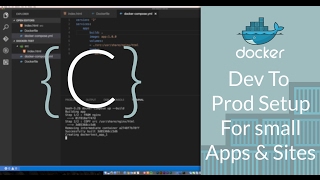 Easy Docker Dev to Production Setup for Small Projects [upl. by Ulphi]