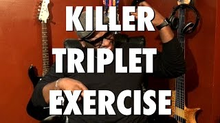 HOW TO PLAY BASS GUITAR  KILLER TRIPLET EXERCISE  Bass Tips  Daric Bennetts Bass Lessons [upl. by Annait]