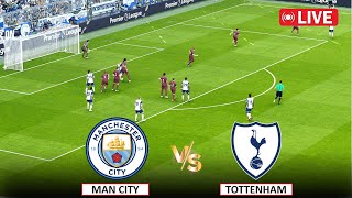 🔴Live  Manchester City vs Tottenham I EPL 202425 Season Full Match Streaming eFootball Pes 21 [upl. by Adnwahs]