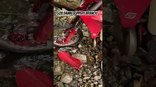 Mcnutt Strikes Back enduro dirtbiking fail [upl. by Esmerolda458]