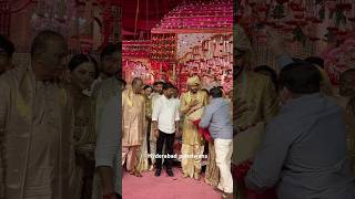 CM Revanth reddy Grand entry at Malla reddy grand Daughter wedding youtubeshorts revanthreddy yt [upl. by Noitsuj]