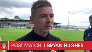 WATCH  Bryan Hughes after AFC Telford United [upl. by Aikemot]