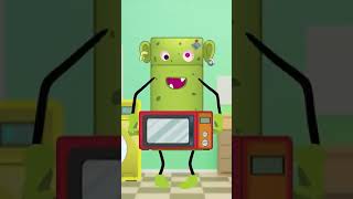 Nevera zombie y boom boom  D Billions Canciones Infantiles shorts db [upl. by Adnilra]