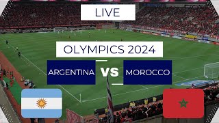 Argentina vs Morocco  Live Stream  Olympics 2024 [upl. by Asirac]