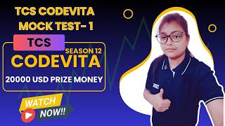 TCS Code Vita Season 12 Mock Test 1 Revealed  Tips amp Strategies for Success 🚀 [upl. by Carder]