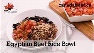 Egyptian Beef Rice Bowl recipe [upl. by Aiciles781]