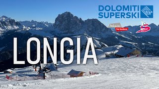 Discesa La Longia dal Seceda a Ortisei in oltre 10 km e 9 minuti valgardena ortisei seceda [upl. by Lexerd]