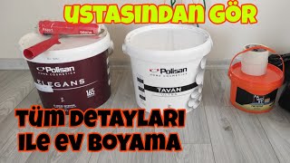 EV NASIL BOYANIR  DUVAR VE TAVAN NASIL BOYANIR  KENDİN YAP [upl. by Murdocca]