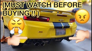 How To Install The Duraflex GMX Style Rear Diffuser 2017 Camaro SS Build [upl. by Sacci202]