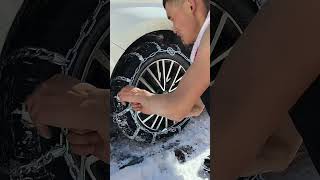 This isEasy to install snow chains [upl. by Naret]