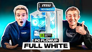 Le meilleur PC Gamer Full White FlowUP en 2024 [upl. by Ydnas692]