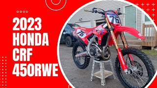 My Brand New 2023 Honda CRF 450RWE Is Sick [upl. by Rodgers]