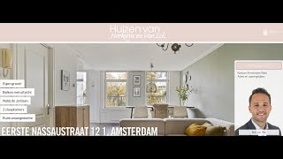 Te koop Eerste Nassaustraat 121 Amsterdam  Hoekstra en van Eck Makelaars  Méér Makelaar [upl. by Gerard]