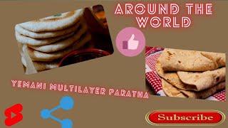 shortshealthyrecipyHow to make Yemani Malawah Paratha amp Bread RecipeEsay Breakfast Mulawah [upl. by Laenahtan]