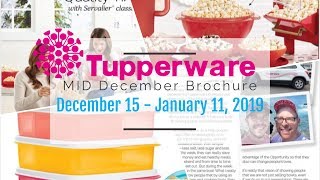 Tupperware Flyer Catalogue December 15  January 11 2019 Mid December Brochure [upl. by Leta]