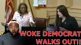 WOKE Democrats WALK OUT Senate Chamber After Trans Senator Gets Misgendered By Republican [upl. by Hamforrd]