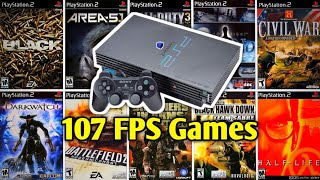 Best 107 FPS Games for PS2 [upl. by Llennol]