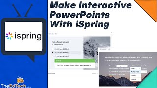 How To Make Interactive PowerPoint Presentations With iSpring Suite  Tutorial and Demo [upl. by Casimir]