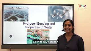 Hydrogen Bonding amp Properties of Water  Cambridge Advanced Level  Chemistry [upl. by Leod]