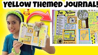 Yellow Themed DIY Journal 💛  Riyas Amazing World [upl. by Merrie]