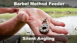 Barbel fishing  pellet method feeder rigs tips tactics  summer river Wye UK  silent fishing [upl. by Hazrit]